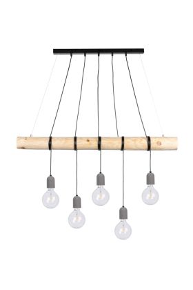 Spotlight Trabo 69499504 pijnboom houten hanglamp