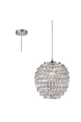 Trio Petty R30451906 hanglamp kristal