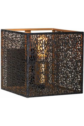 Freelight Avola zwart gouden wandlamp
