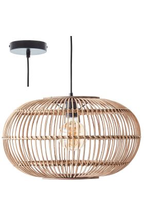 Brilliant Woodball 99883/06 rotan hanglamp