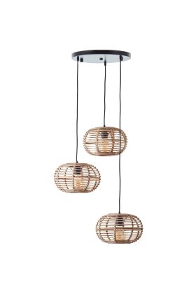 Brilliant Woodball 99885/06 rotan hanglamp