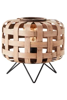 Brilliant Woodline 94524/09 bamboe tafellamp