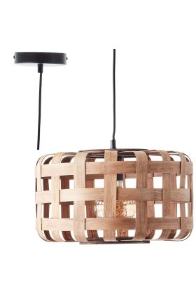 Brilliant Woodline 99808/09 bamboe hanglamp