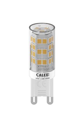 1301003100 8712879152071 Calex G9 Clear Cover SMD 220-240V 3W 320lm 3000K G9 dimmable via LED dimmer