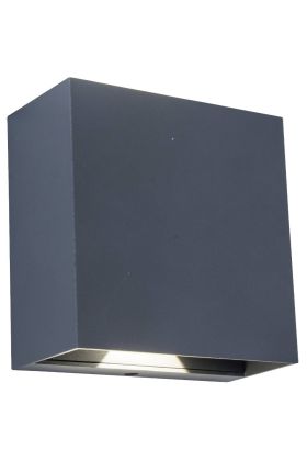 Lutec Gemini Beams 5104005118 antraciet wandlamp in 4000K