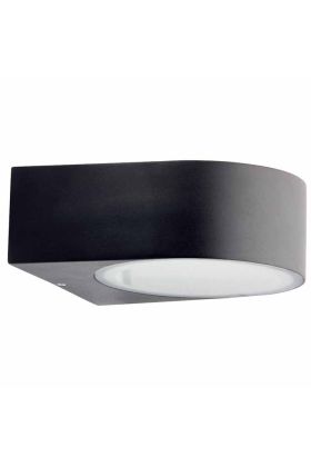 Brilliant Tyler 96104/06 zwarte buitenlamp met up en down licht