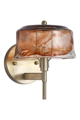 Wandlamp Charlie bruin 22cm