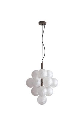 Hanglamp Frosty brons 40cm