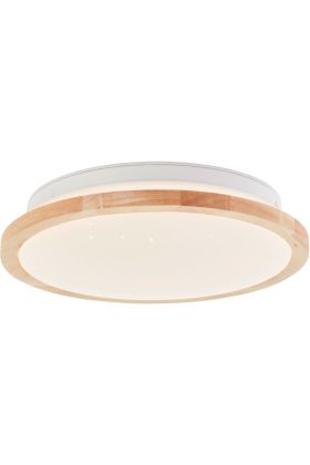 Brilliant Farrica starry G97135/75 houten plafonniere met sterrenlook