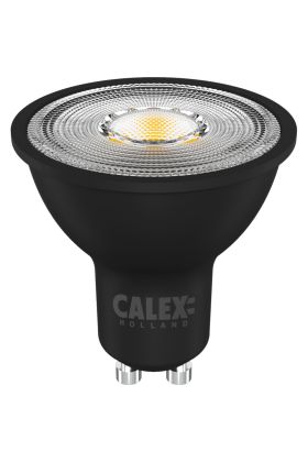 1301008700 8712879161424 Calex LED GU10 2000K-2700K 400lm Full black plastic CCT variotone