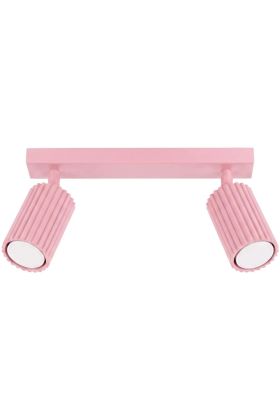Plafondlamp Karbon roze 30cm