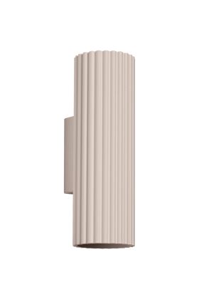 Sollux Karbon SL.1651 goudkleurige geribbelde updown wandlamp