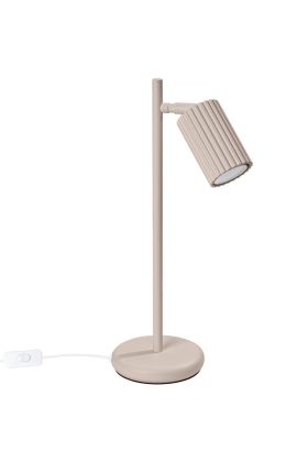 Sollux Karbon SL.1567 goudkleurige geribbelde tafellamp