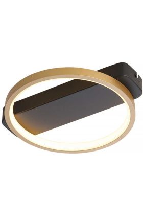Freelight Cintura PL1825G plafondlamp met goud kleurige ring 