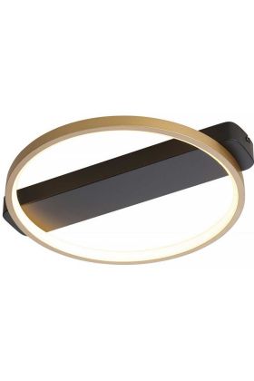 Freelight Cintura PL1835G plafondlamp met goud kleurige ring