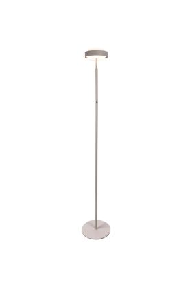 Freelight Puleggia creme kleurige vloerlamp van 170cm hoog met LED geïntegreerde LED voor licht rondom met dimmer op de paal
