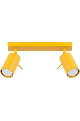 Plafondspot Ring geel 30cm