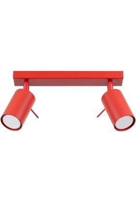 Plafondspot Ring rood 30cm