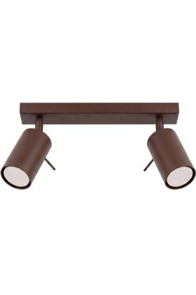 Plafondspot Ring bruin 30cm