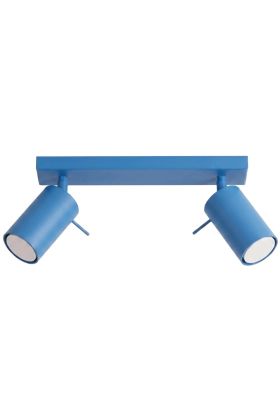 Plafondspot Ring lichtblauw 30cm