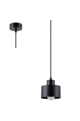 Sollux Savar SL.1132 mat zwart metalen hanglamp