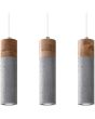Sollux Zane SL.0967 hanglamp van hout en beton