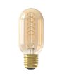 1001001800 8712879156734 Calex Buis T45 Goud Flex Filament 220-240V 5.5W 470lm 2100K E27 Dimbaar met LED dimmer