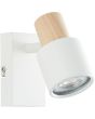 Brilliant Pini 10145/75 witte spot met hout
