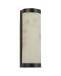 Searchlight Nile 10887BK badkamerlamp met kap van resin met marmerlook