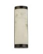 Searchlight Nile 10889BK zwart marmerkleurige badkamerlamp