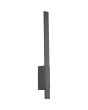 Trio Tawa 221460142 antraciet grijze slanke wandlamp voor buiten