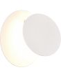 Trio Mio 240310131 brandende witte wandlamp met opzij gedraaide draaibare schijf voor indirect licht