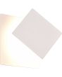 Trio Mio 240319131 witte wandlamp met opzij gedraaide draaibaar vierkant voor indirect licht