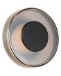 Trio Celeste 254910132 brandende verchroomd glazen schijfvormige wandlamp