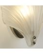 Searchlight Shell 28980SS detailfoto van het glas van de mat glazen badkamerlamp in de vorm van een schelp