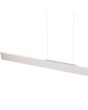Trio Galway 349710176 bovenaanzicht warm grijze dunne hanglamp met LED en twee schakelaars voor dimmen en lichtkleur