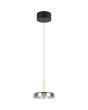 Trio Celeste 354910132 verchroomd glazen hanglamp