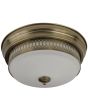 Searchlight Edinburgh 4132-2B klassieke bronzen badkamerlamp met opaal glas