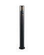 Trio Hoosic 422260132 zwarte paallamp met bewegingsmelder
