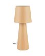 Trio Nubian 562900144 pastel roze metalen tafellamp met pastel rose metalen kap en wit kunststof diffuser voor licht richting de tafel