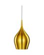 Searchlight Vibrant 6461-12GO goud kleurige hanglamp met een diameter van 12cm van glanzend metaal