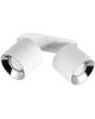 Trio Guayana 651000231 mat witte dubbele richtbare spot met reflector, ingebouwd