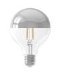 1101002600 8712879150732 Calex Kopspiegel G95 Chrome Straight filament 220-240V 3.5W 250lm 2300K E27 Dimbaar met LED dimmer
