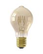 1001001900 8712879156741 Calex Standaard A60DR Goud Flex Filament 220-240V 5.5W 470lm 2100K E27 Dimbaar met LED dimmer