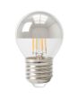 1101001100 8712879153542 Calex Kopspiegel P45 Chrome Straight filament 220-240V 3.5W 250lm 2700K E27 Dimbaar met LED dimmer