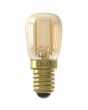 1101010500 8712879153831 Calex Buis T26x58 Goud Straight filament 220-240V 2.7W 250lm 2100K E14 Dimbaar met LED dimmer