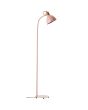 Brilliant Erena 94556/04 roze vloerlamp van metaal met hout aan de achterzijde van het kapje