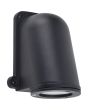 Lutec Ancor zwarte wandlamp van 14,6 cm hoog voor buiten met een naar beneden gericht spot