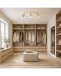 Spot Arlo beige/hout 70cm
