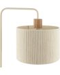 Vloerlamp Arlo beige/hout 160cm